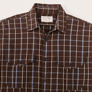 FILSON'S WASHED FEATHER CLOTH SHIRT