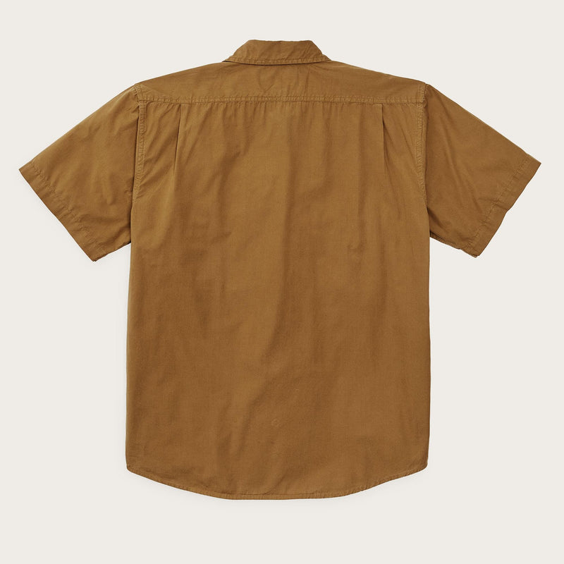 WASHED SS FEATHER CLOTH SHIRT