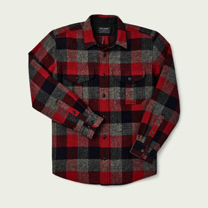 Northwest wool shirt by Filson | Red navy charcoal (Red)
