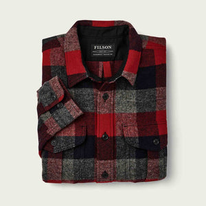 Northwest wool shirt by Filson | Red navy charcoal (Red)