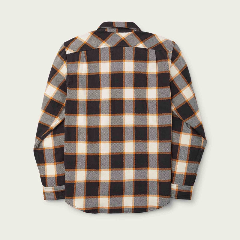 Vintage flannel work shirt von Filson | Black natural gold (Black)