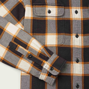 Vintage flannel work shirt von Filson | Black natural gold (Black)