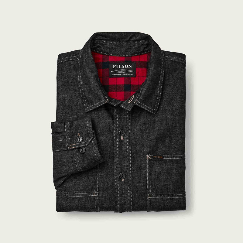 LINED DENIM WORK SHIRT