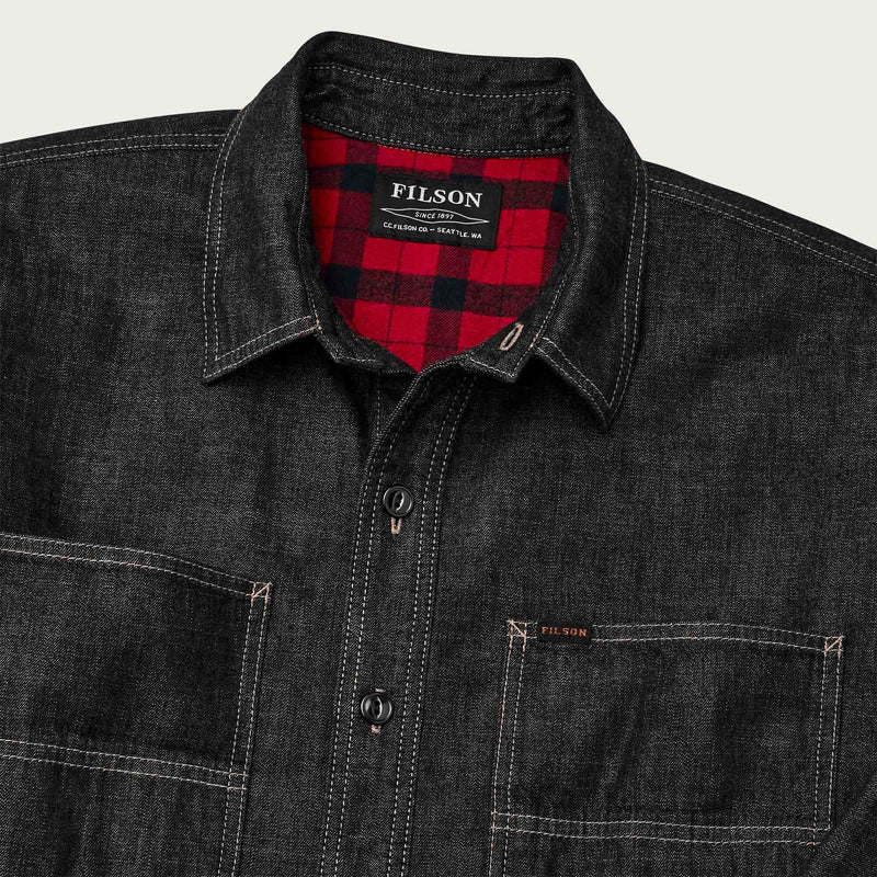 LINED DENIM WORK SHIRT