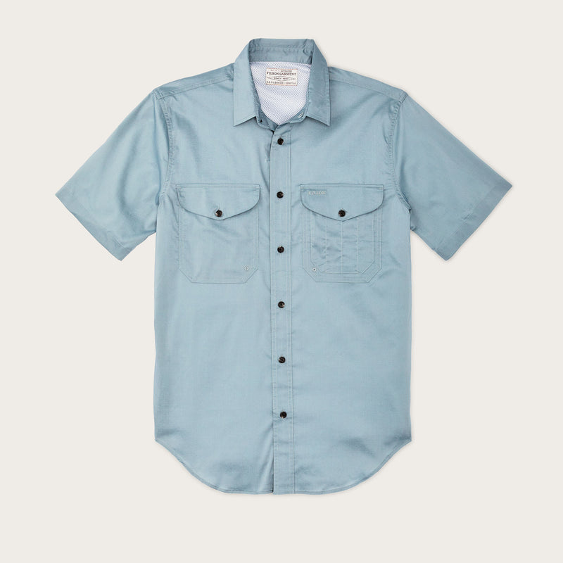 Twin lakes short sleeve sport shirt di Filson | Stone blue (Blue)