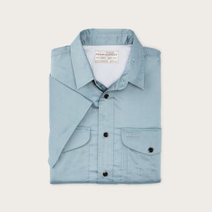 Twin lakes short sleeve sport shirt di Filson | Stone blue (Blue)