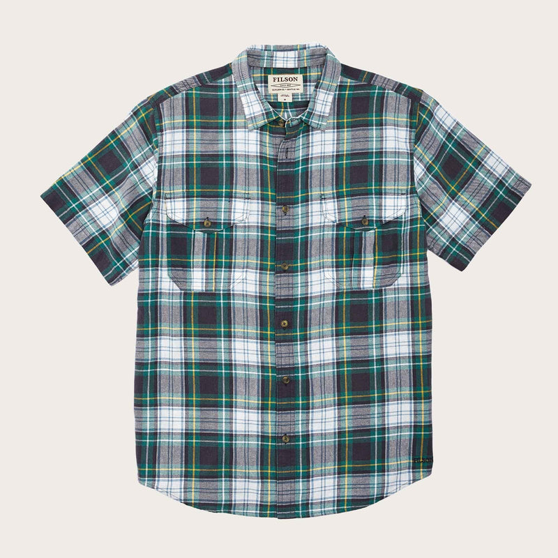 S/s lt wt alaskan guide shirt by Filson | Ink blue / north sea (Blue)