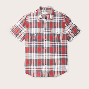 S/s lt wt alaskan guide shirt by Filson | Red storm blue (Multicolor)