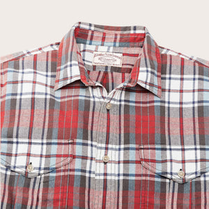 S/s lt wt alaskan guide shirt by Filson | Red storm blue (Multicolor)