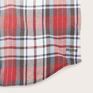 S/s lt wt alaskan guide shirt by Filson | Red storm blue (Multicolor)
