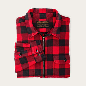 VINTAGE FLANNEL QUARTER ZIP SHIRT