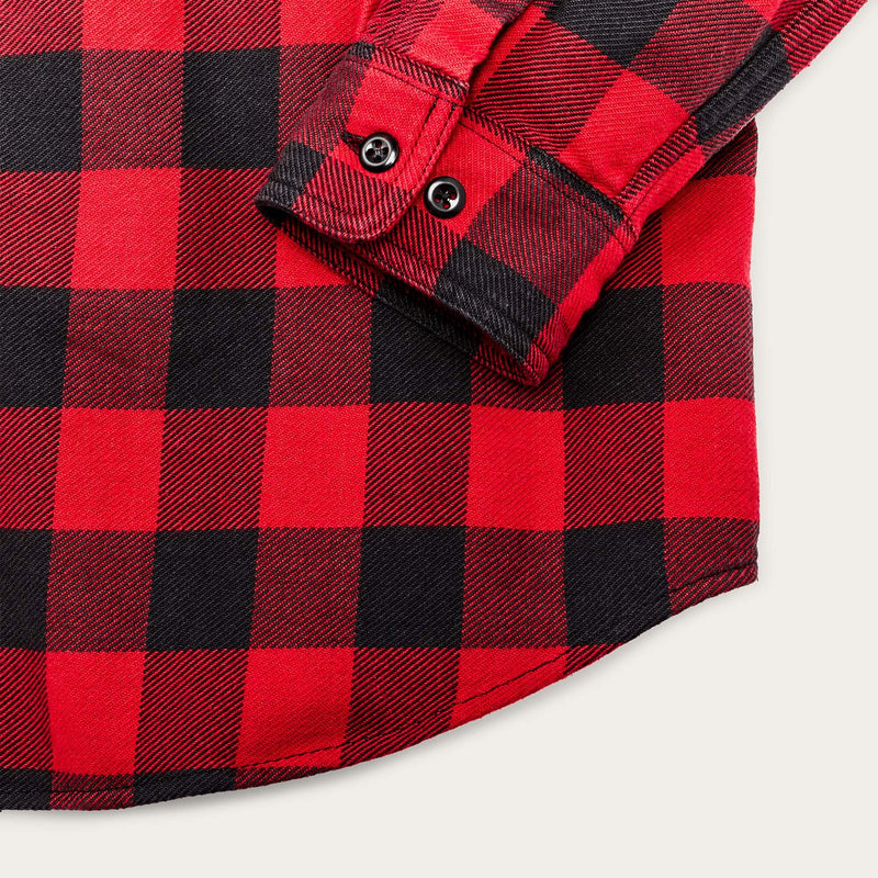 VINTAGE FLANNEL QUARTER ZIP SHIRT