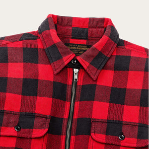 VINTAGE FLANNEL QUARTER ZIP SHIRT