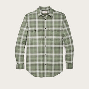 Twin lakes sport shirt par Filson | Green / gray ombre plaid (Green)