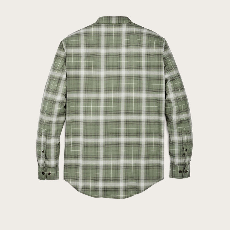Twin lakes sport shirt par Filson | Green / gray ombre plaid (Green)