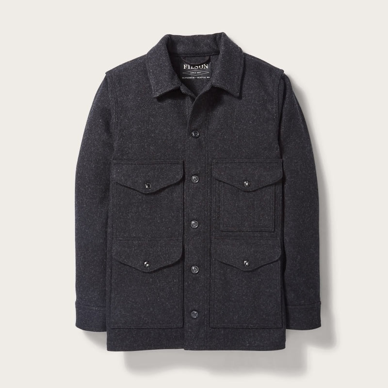 Mackinaw wool cruiser jacket par Filson | Charcoal (Grey)