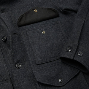 Mackinaw wool cruiser jacket par Filson | Charcoal (Grey)