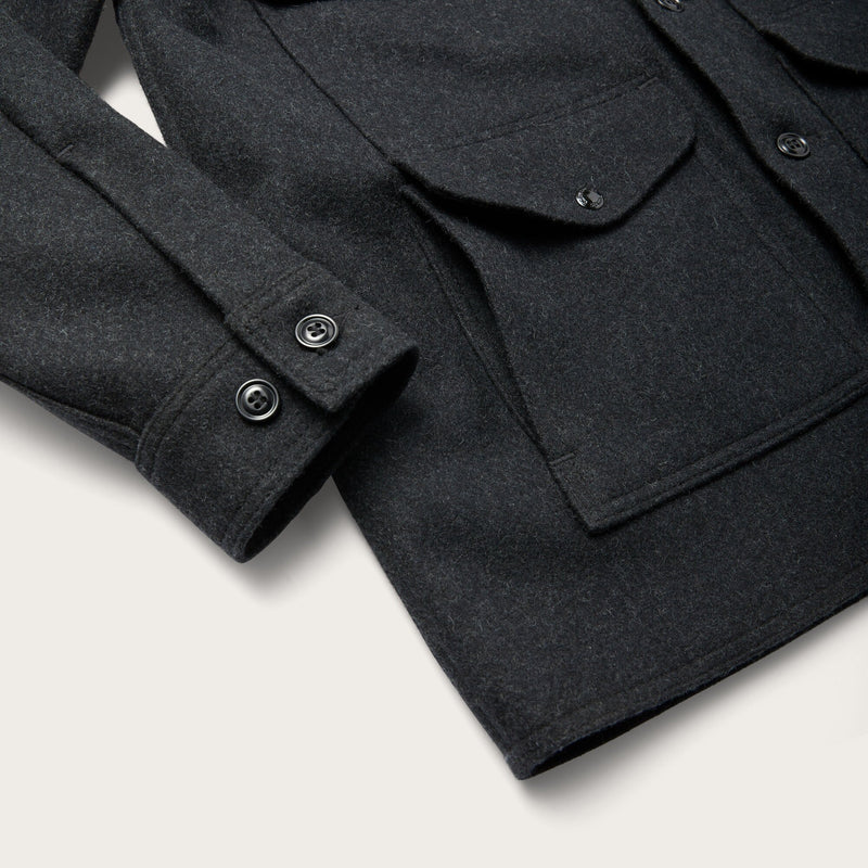 Mackinaw wool cruiser jacket par Filson | Charcoal (Grey)