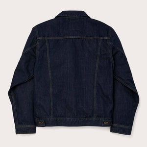 UNLINED DENIM SHORT CRUISER JACKET