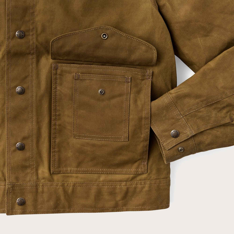 Tin cloth work jacket di Filson | Dark tan (Beige)