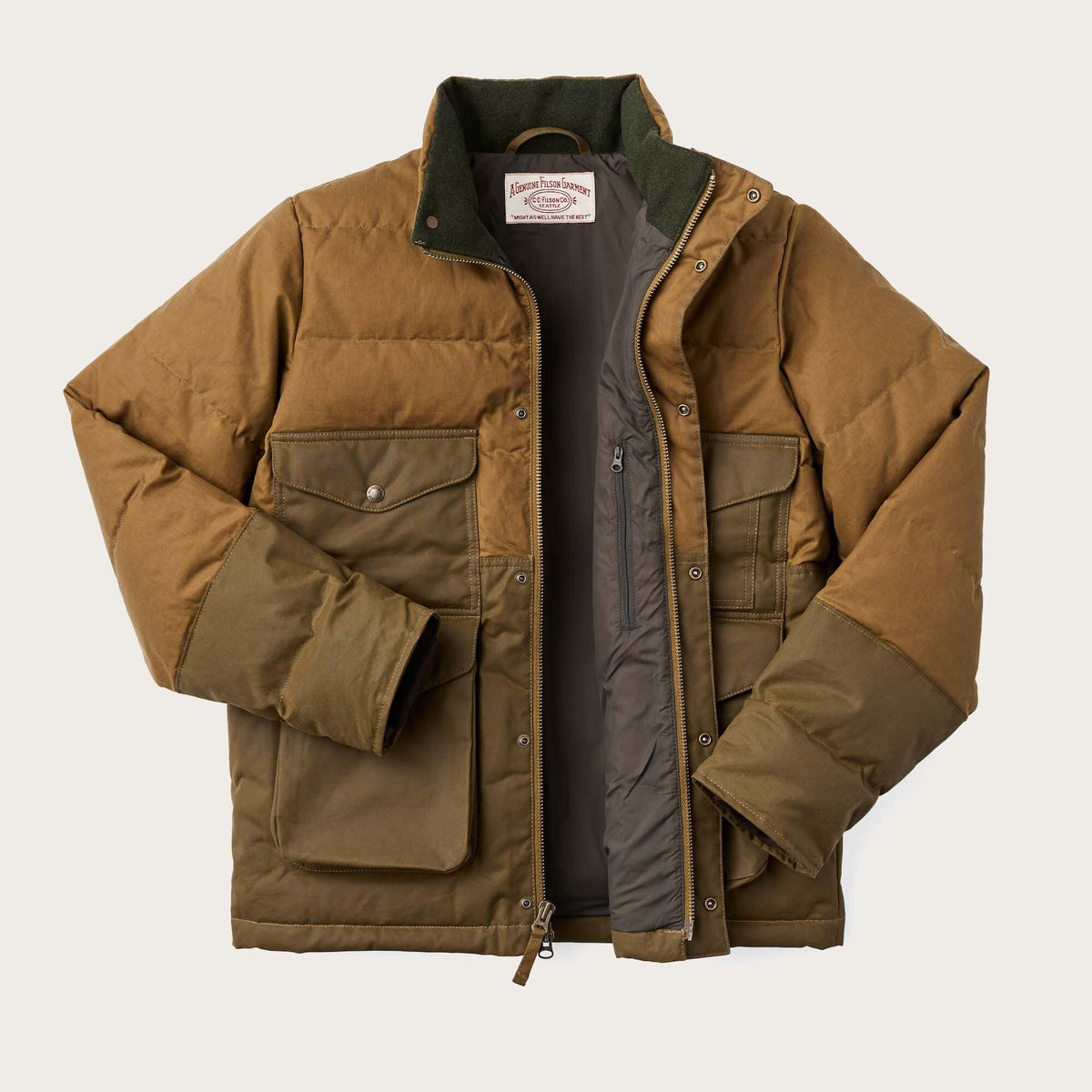 Down cruiser jacket by Filson Dark tan Beige