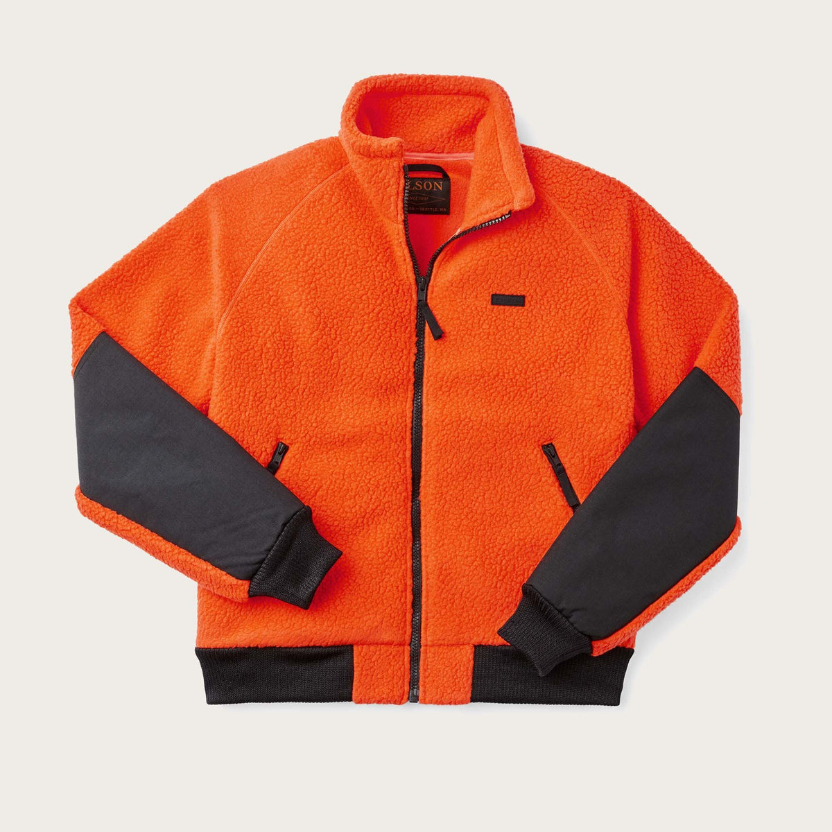 Sherpa fleece jacket top