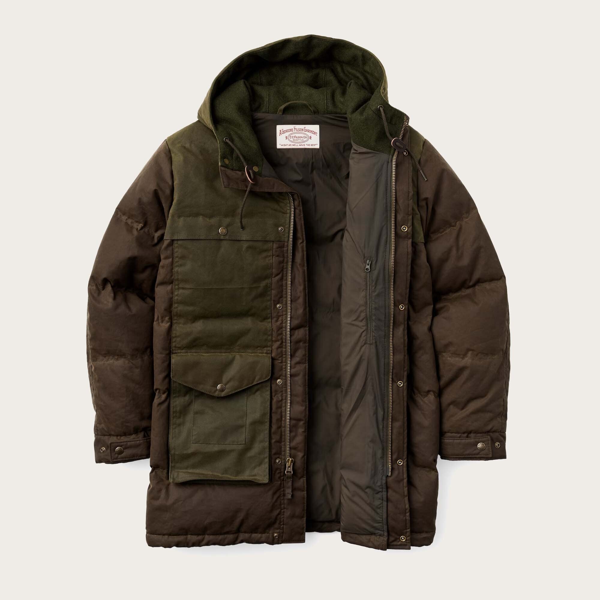 Dry wax short cruiser jacket par Filson | Olive (Vert Dry wax short cruiser jacket par Filson | Olive (Vert