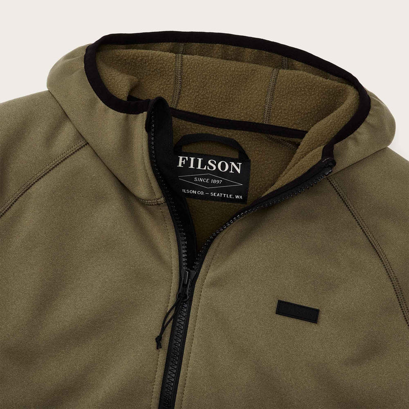 Granite spire fleece pullover von Filson | Field olive (Green)