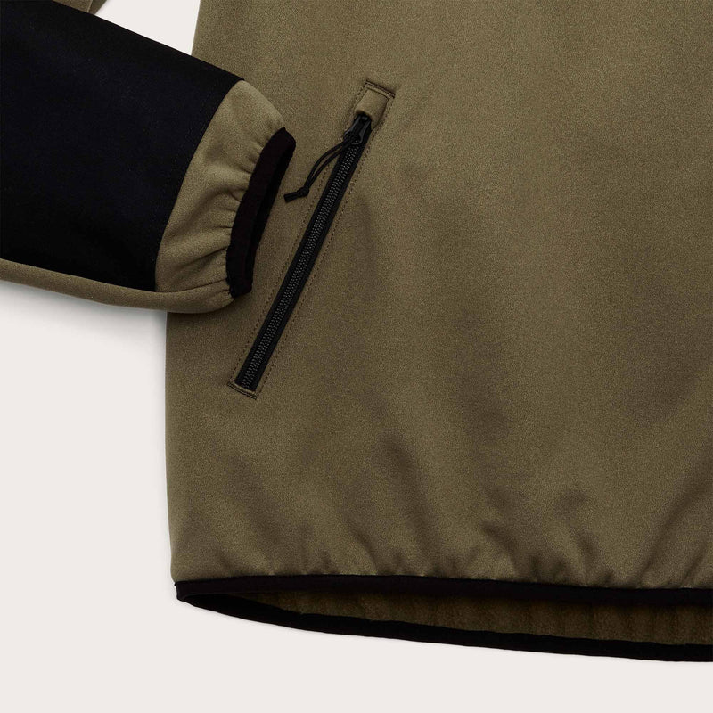 Granite spire fleece pullover von Filson | Field olive (Green)