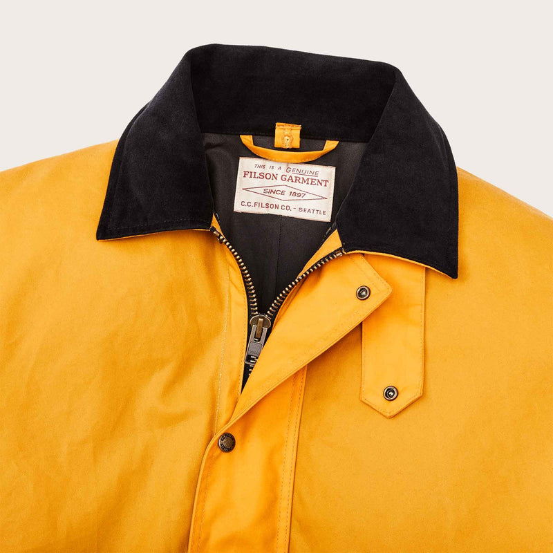 Foul weather jacket by Filson | Larch gold (Orange)
