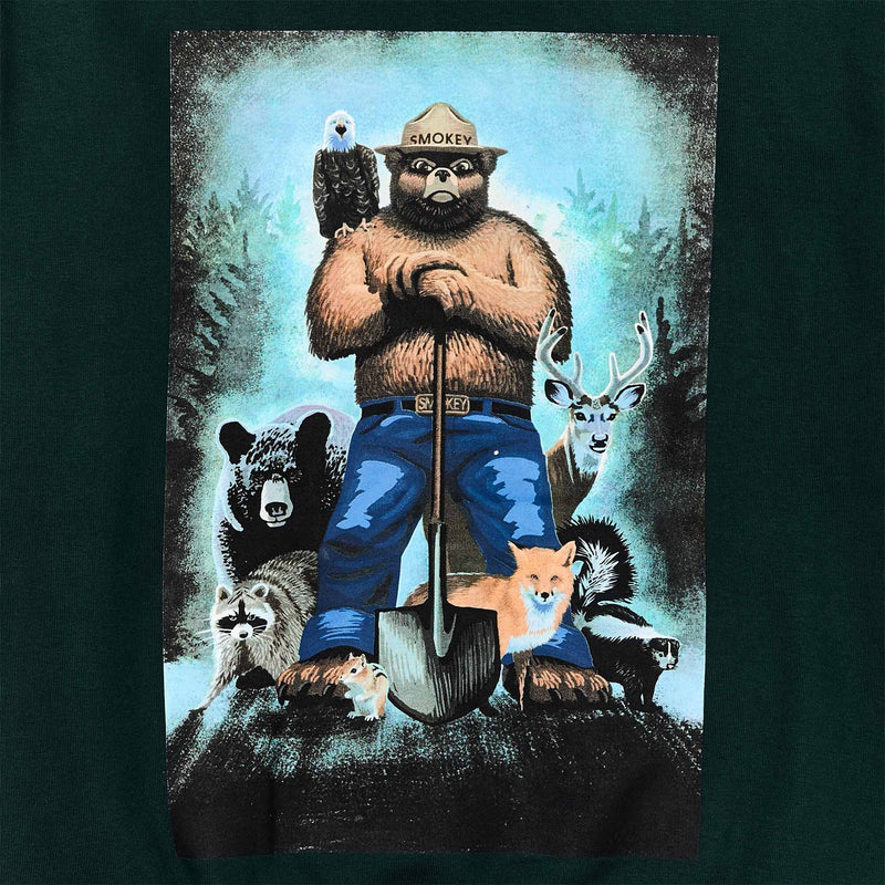 SMOKEY BEAR PROSPECTOR GRAPHIC HOODIE