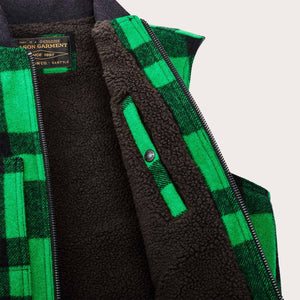 LINED MACKINAW WOOL WORK VEST