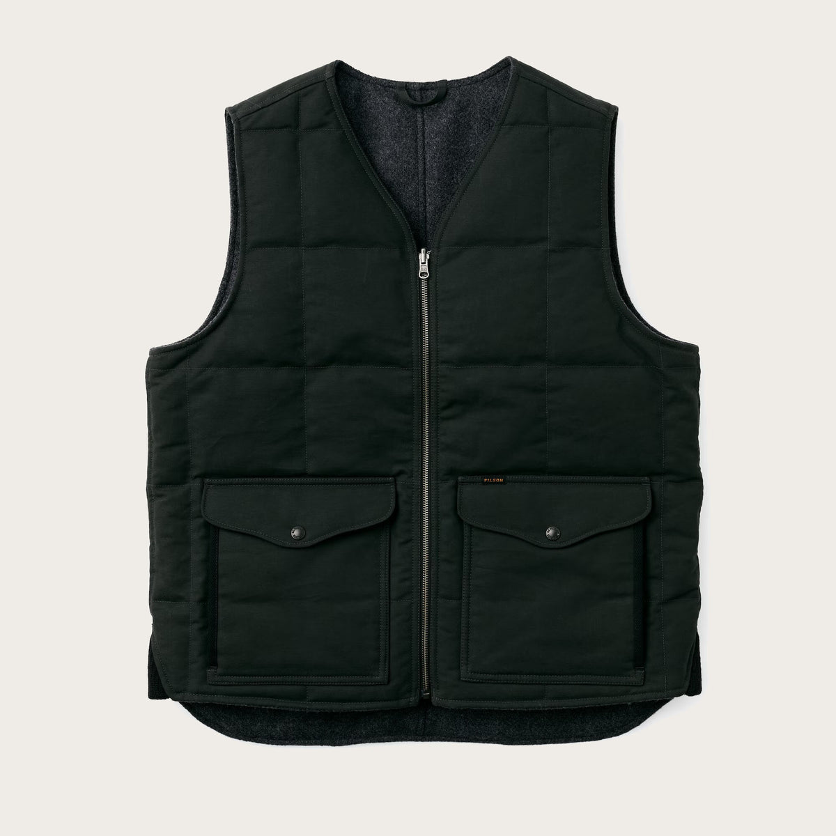Buckland down vest by Filson Charcoal Grey