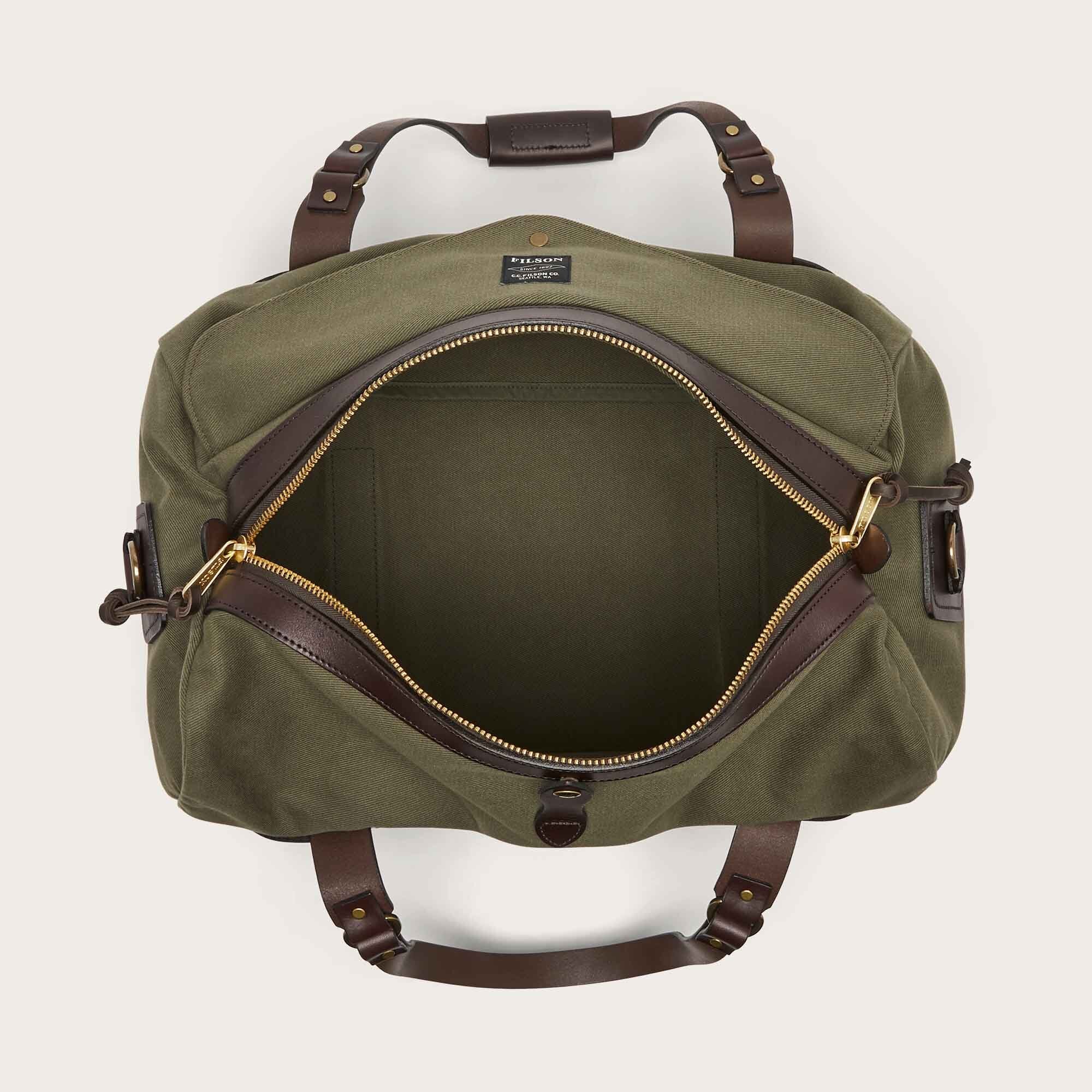 Rugged twill medium duffle by Filson | Otter green (Green)