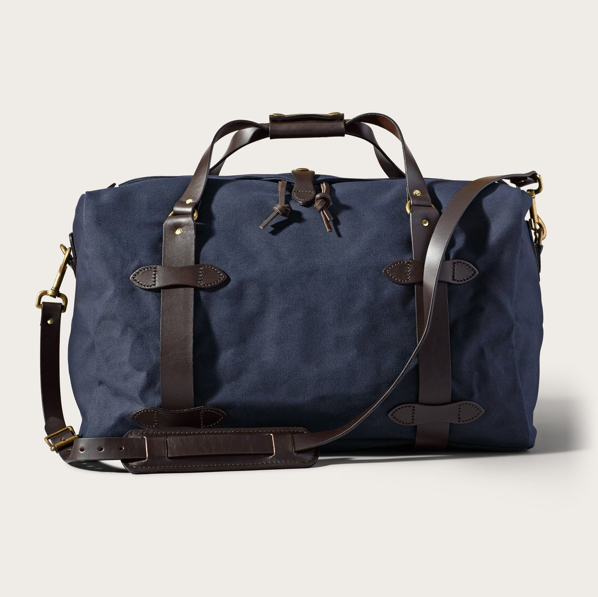 Filson Rucksack Medium Rugged twill medium duffle by Filson | Navy (Blue)