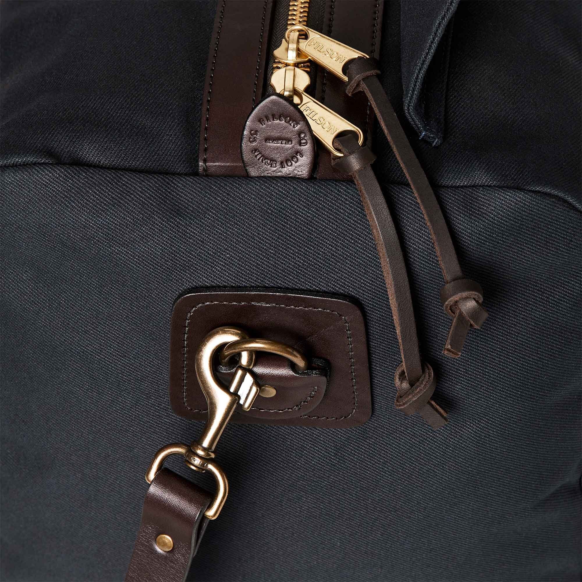 Filson Rucksack Medium Rugged twill medium duffle by Filson | Navy (Blue)