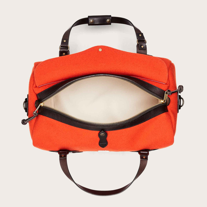 Medium mackinaw wool duffle by Filson | Flame (Orange)