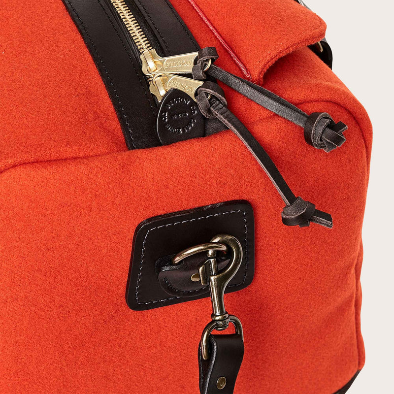 Medium mackinaw wool duffle by Filson | Flame (Orange)