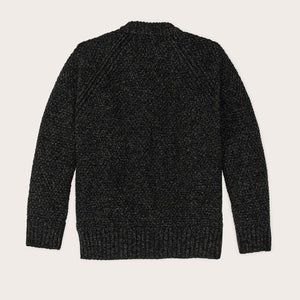 Rustic crewneck sweater di Filson | Black / nori melange (Black)