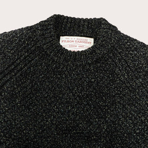 Rustic crewneck sweater di Filson | Black / nori melange (Black)