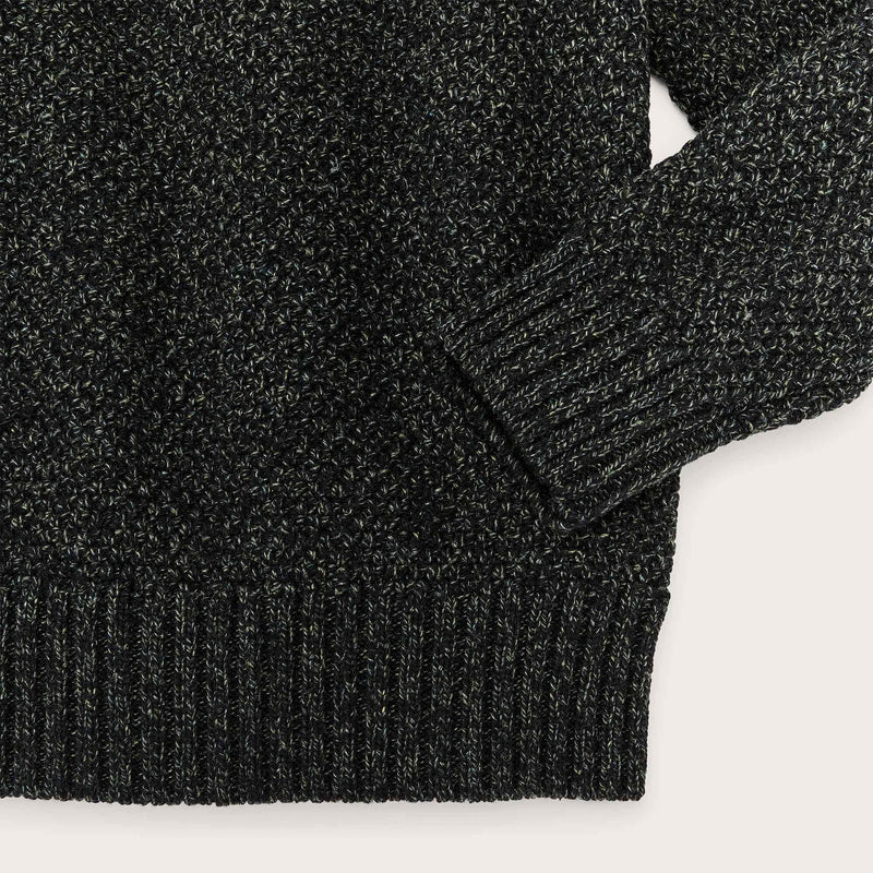 Rustic crewneck sweater di Filson | Black / nori melange (Black)