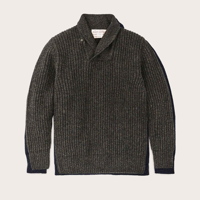 BRISTOL SHAWL NECK SWEATER