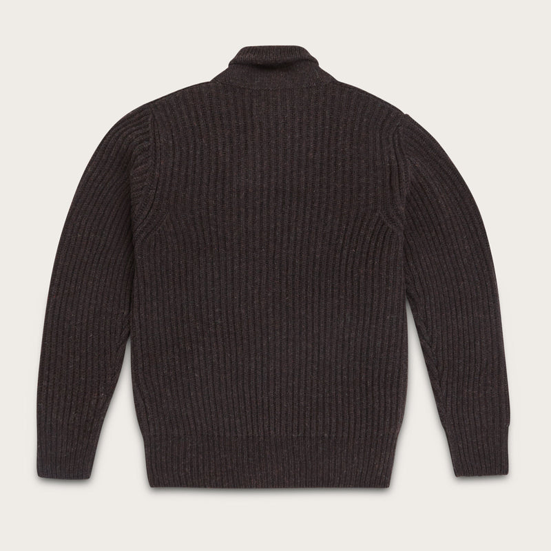 BRISTOL SHAWL NECK SWEATER