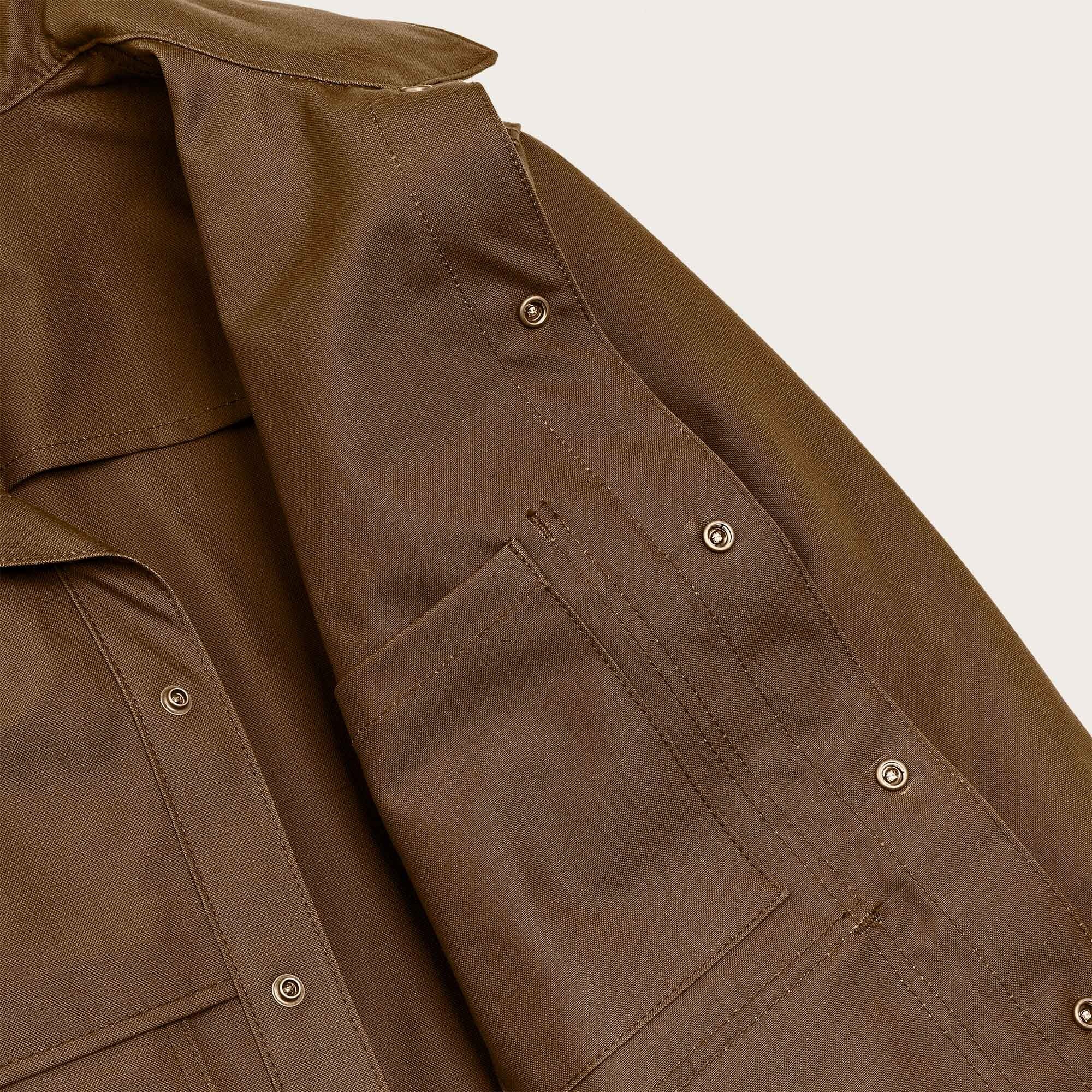Dry tin jacshirt by Filson Sepia (Brown)