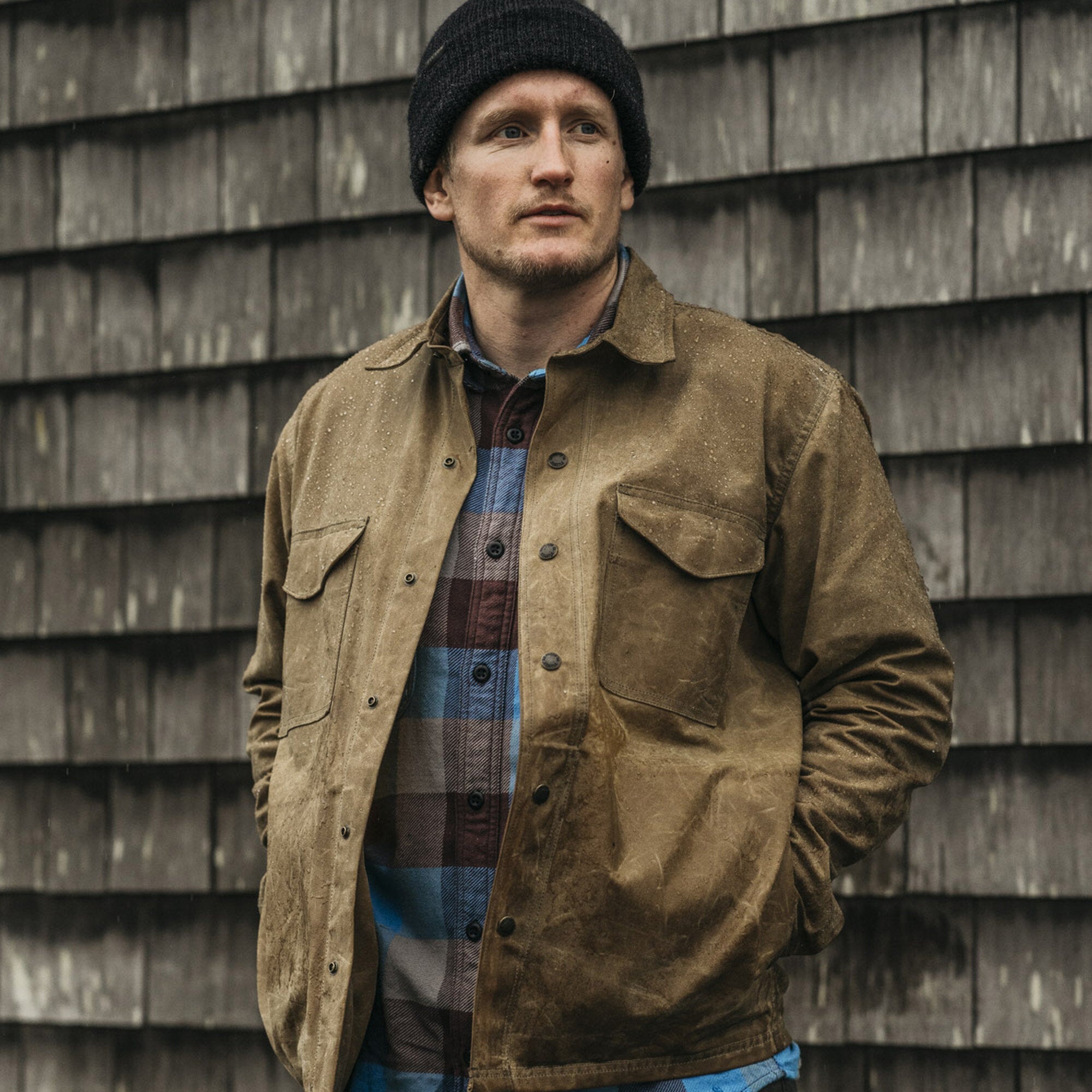 Eagle harbor jacshirt by Filson Tan (Beige)