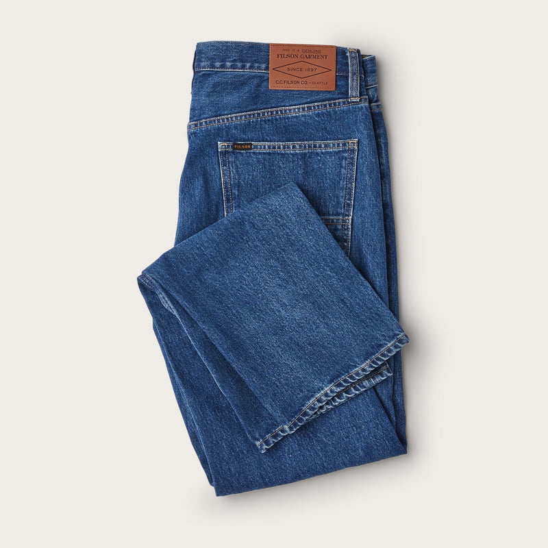 Rail-splitter jeans by Filson | Medium indigo (Blue)