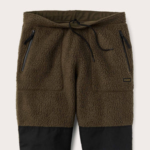 Sherpa fleece pants di Filson | Root (Brown)