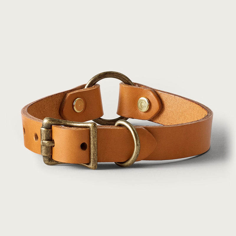 Bridle leather puppy collar von Filson | Natural (Beige)