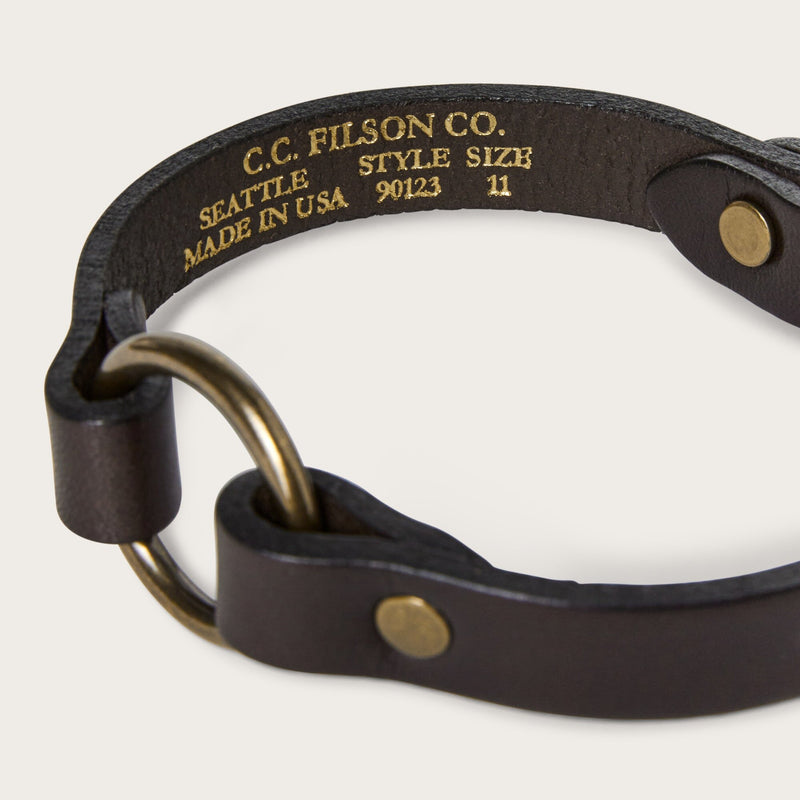 BRIDLE LEATHER PUPPY COLLAR