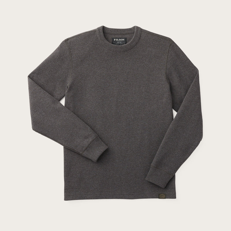 WAFFLE KNIT THERMAL CREW